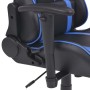 Silla de oficina racing reclinable con reposapiés azul de vidaXL, Sillas de oficina - Ref: Foro24-20166, Precio: 233,69 €, De...