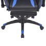 Silla de oficina racing reclinable con reposapiés azul de vidaXL, Sillas de oficina - Ref: Foro24-20166, Precio: 233,69 €, De...