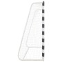 Schwarz-weißes Fußballtor aus Metall, 300 x 200 x 90 cm von vidaXL, Fußballtore - Ref: Foro24-91954, Preis: 134,18 €, Rabatt: %