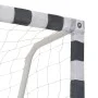 Schwarz-weißes Fußballtor aus Metall, 300 x 200 x 90 cm von vidaXL, Fußballtore - Ref: Foro24-91954, Preis: 139,19 €, Rabatt: %