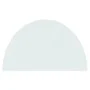 Semicircular glass plate for fireplace 1000x600 mm by vidaXL, Glass - Ref: Foro24-324112, Price: 54,97 €, Discount: %