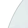 Semicircular glass plate for fireplace 1000x600 mm by vidaXL, Glass - Ref: Foro24-324112, Price: 54,97 €, Discount: %