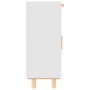Solid pine wood and natural white rattan sideboard 60x30x75 cm by vidaXL, Sideboards - Ref: Foro24-345636, Price: 136,00 €, D...