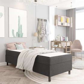 Estructura de cama Box Spring tela gris 100x200 cm de vidaXL, Camas y somieres - Ref: Foro24-287462, Precio: 121,71 €, Descue...