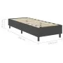 Estructura de cama Box Spring tela gris 100x200 cm de vidaXL, Camas y somieres - Ref: Foro24-287462, Precio: 128,94 €, Descue...