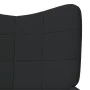 Relaxsessel mit Fußstütze aus schwarzem Stoff von vidaXL, Sessel - Ref: Foro24-327958, Preis: 118,43 €, Rabatt: %