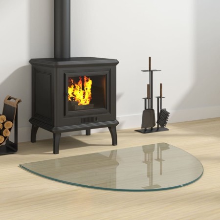 Glasplatte für halbrunden Kamin 800x600 mm von vidaXL, Glas - Ref: Foro24-324116, Preis: 56,45 €, Rabatt: %