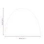 Glass plate for semicircular fireplace 800x600 mm by vidaXL, Glass - Ref: Foro24-324116, Price: 54,49 €, Discount: %