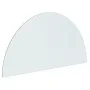 Glass plate for semicircular fireplace 1000x500 mm by vidaXL, Glass - Ref: Foro24-324117, Price: 47,64 €, Discount: %