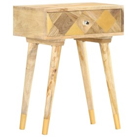 Solid mango wood bedside table 43x30x58 cm by vidaXL, Nightstands - Ref: Foro24-285857, Price: 82,10 €, Discount: %