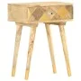 Nachttisch aus massivem Mangoholz, 43 x 30 x 58 cm von vidaXL, Nachttische - Ref: Foro24-285857, Preis: 80,67 €, Rabatt: %