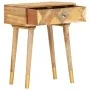 Mesita de noche de madera maciza de mango 43x30x58 cm de vidaXL, Mesitas de noche - Ref: Foro24-285857, Precio: 80,65 €, Desc...