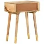 Nachttisch aus massivem Mangoholz, 43 x 30 x 58 cm von vidaXL, Nachttische - Ref: Foro24-285857, Preis: 80,67 €, Rabatt: %