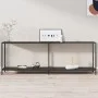 Schwarzer Konsolentisch aus gehärtetem Glas, 220 x 35 x 75,5 cm von vidaXL, Seitentische - Ref: Foro24-331711, Preis: 134,77 ...
