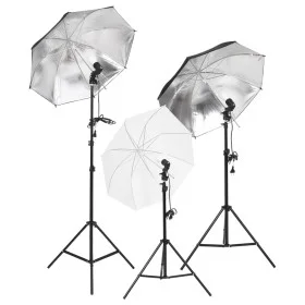 Studio lighting set with tripods and umbrellas by vidaXL, Flashes and studio lighting - Ref: Foro24-190233, Price: 102,63 €, ...