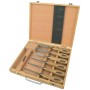Brüder Mannesmann Wood Carving Tool Set 7 pcs 66107 by Brüder Mannesmann, Chisels and chisels - Ref: Foro24-420138, Price: 56...