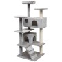 Cat scratching post with sisal scratching post 125 cm gray by vidaXL, Cat furniture - Ref: Foro24-170475, Price: 91,02 €, Dis...
