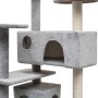Cat scratching post with sisal scratching post 125 cm gray by vidaXL, Cat furniture - Ref: Foro24-170475, Price: 91,02 €, Dis...