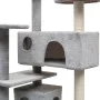 Cat scratching post with sisal scratching post 125 cm gray by vidaXL, Cat furniture - Ref: Foro24-170475, Price: 89,36 €, Dis...