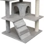 Cat scratching post with sisal scratching post 125 cm gray by vidaXL, Cat furniture - Ref: Foro24-170475, Price: 89,36 €, Dis...