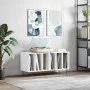 Glänzend weißer Sperrholz-Disc-Schrank 100x38x48 cm von vidaXL, CD- und DVD-Speicher - Ref: Foro24-831750, Preis: 74,91 €, Ra...