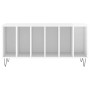 Glänzend weißer Sperrholz-Disc-Schrank 100x38x48 cm von vidaXL, CD- und DVD-Speicher - Ref: Foro24-831750, Preis: 75,77 €, Ra...