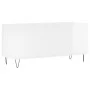 Glänzend weißer Sperrholz-Disc-Schrank 100x38x48 cm von vidaXL, CD- und DVD-Speicher - Ref: Foro24-831750, Preis: 74,91 €, Ra...