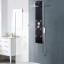 Schwarze Glasduschwand 25x44,6x130 cm von vidaXL, Strahldüsen für Badewannen und Duschen - Ref: Foro24-142993, Preis: 194,80 ...