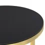 Side table with black tempered glass and gold, 45 cm. by vidaXL, Side tables - Ref: Foro24-331662, Price: 58,00 €, Discount: %
