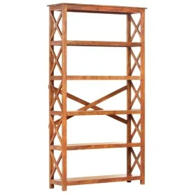 Solid acacia wood shelf with honey finish 100x30x180 cm by vidaXL, Bookcases and shelves - Ref: Foro24-289626, Price: 394,58 ...