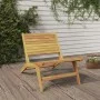 Silla de jardín de madera maciza de teca de vidaXL, Sillas de jardín - Ref: Foro24-319153, Precio: 150,97 €, Descuento: %