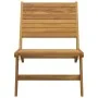 Silla de jardín de madera maciza de teca de vidaXL, Sillas de jardín - Ref: Foro24-319153, Precio: 150,97 €, Descuento: %
