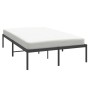 Estructura de cama de metal negro 120x190 cm de vidaXL, Camas y somieres - Ref: Foro24-350843, Precio: 118,82 €, Descuento: %