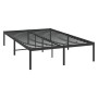 Estructura de cama de metal negro 120x190 cm de vidaXL, Camas y somieres - Ref: Foro24-350843, Precio: 118,82 €, Descuento: %