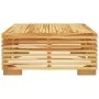 Garden furniture set 2 pieces solid teak wood by vidaXL, Modular outdoor sofas - Ref: Foro24-319169, Price: 271,61 €, Discoun...