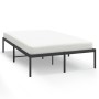 Schwarzer Metallbettrahmen 120x200 cm von vidaXL, Betten und Lattenroste - Ref: Foro24-350844, Preis: 108,10 €, Rabatt: %