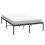 Schwarzer Metallbettrahmen 120x200 cm von vidaXL, Betten und Lattenroste - Ref: Foro24-350844, Preis: 108,10 €, Rabatt: %