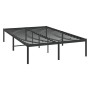 Schwarzer Metallbettrahmen 120x200 cm von vidaXL, Betten und Lattenroste - Ref: Foro24-350844, Preis: 108,10 €, Rabatt: %