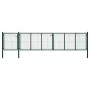 Puerta de jardín de acero verde 500x100 cm de vidaXL, Puertas de jardín - Ref: Foro24-144317, Precio: 476,84 €, Descuento: %