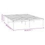 Estructura de cama de metal negro 140x190 cm de vidaXL, Camas y somieres - Ref: Foro24-350846, Precio: 122,09 €, Descuento: %