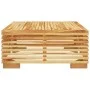 Garden furniture set 2 pieces solid teak wood by vidaXL, Modular outdoor sofas - Ref: Foro24-319170, Price: 249,45 €, Discoun...