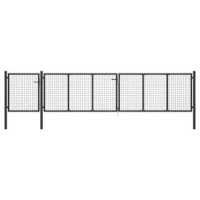 Gartentor aus anthrazitgrauem Stahl 500x100 cm von vidaXL, Gartentore - Ref: Foro24-144335, Preis: 566,27 €, Rabatt: %