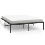 Estructura de cama de metal negro 140x200 cm de vidaXL, Camas y somieres - Ref: Foro24-350847, Precio: 115,30 €, Descuento: %