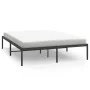 Estructura de cama de metal negro 140x200 cm de vidaXL, Camas y somieres - Ref: Foro24-350847, Precio: 111,27 €, Descuento: %