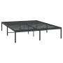 Estructura de cama de metal negro 140x200 cm de vidaXL, Camas y somieres - Ref: Foro24-350847, Precio: 115,30 €, Descuento: %