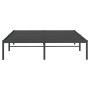 Estructura de cama de metal negro 140x200 cm de vidaXL, Camas y somieres - Ref: Foro24-350847, Precio: 115,30 €, Descuento: %