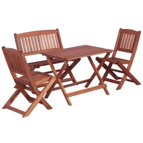 Children's garden dining table 4 pieces solid eucalyptus wood by vidaXL, Garden sets - Ref: Foro24-45585, Price: 120,56 €, Di...