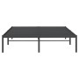Estructura de cama de metal negro 150x200 cm de vidaXL, Camas y somieres - Ref: Foro24-350848, Precio: 123,75 €