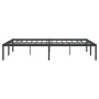 Estructura de cama de metal negro 150x200 cm de vidaXL, Camas y somieres - Ref: Foro24-350848, Precio: 123,75 €
