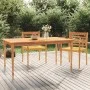 Mesa Batavia madera maciza de teca 150x90x75 cm de vidaXL, Mesas de jardín - Ref: Foro24-319165, Precio: 230,66 €, Descuento: %